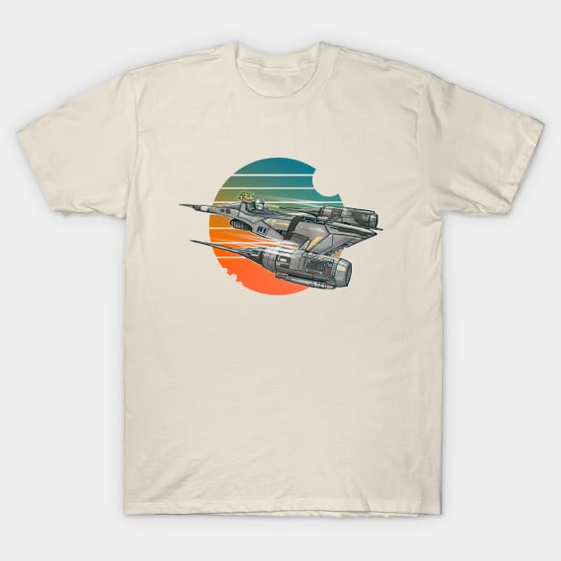 Mando N1 Starfighter T-Shirt by Rackham